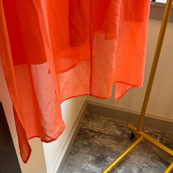 Cocomo Vibrant Orange Layered Tunic - Picture 6 of 6